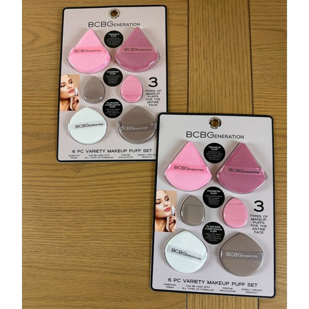 BCBGeneration 6 Pc Variety Makeup Puff Set Blending Contouring Applying Makeup - Picture 6 of 7